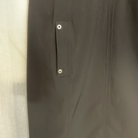 Zenergy By Chico's Med Womens black Roll Tab Sleeve Half Zip Shift Dress - Picture 6 of 9